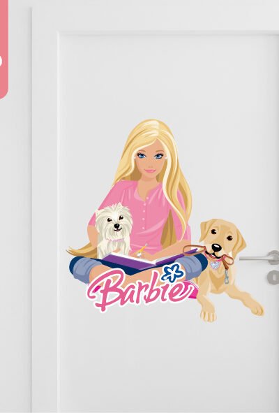 VINILO DECORATIVO - BARBIE MASCOTA - 3063
