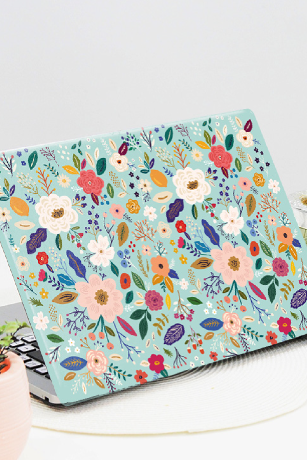 Vinilo para Notebook SKIN  - FLORES DE CAMPO -9010