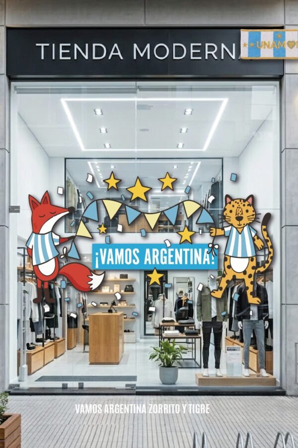 VAMOS ARGENTINA ZORRITO Y TIGRE