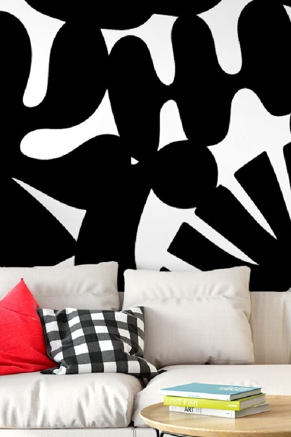 MURAL GEOMETRICO BLACK