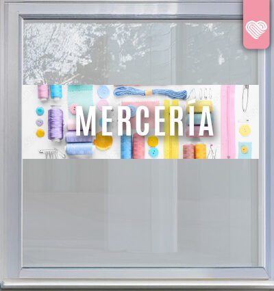 VINILO DECORATIVO - CARTEL MERCERÍA - 5099
