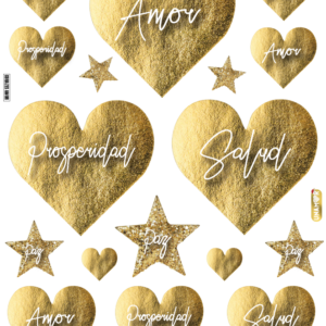 STICKERS CORAZONES AMOR