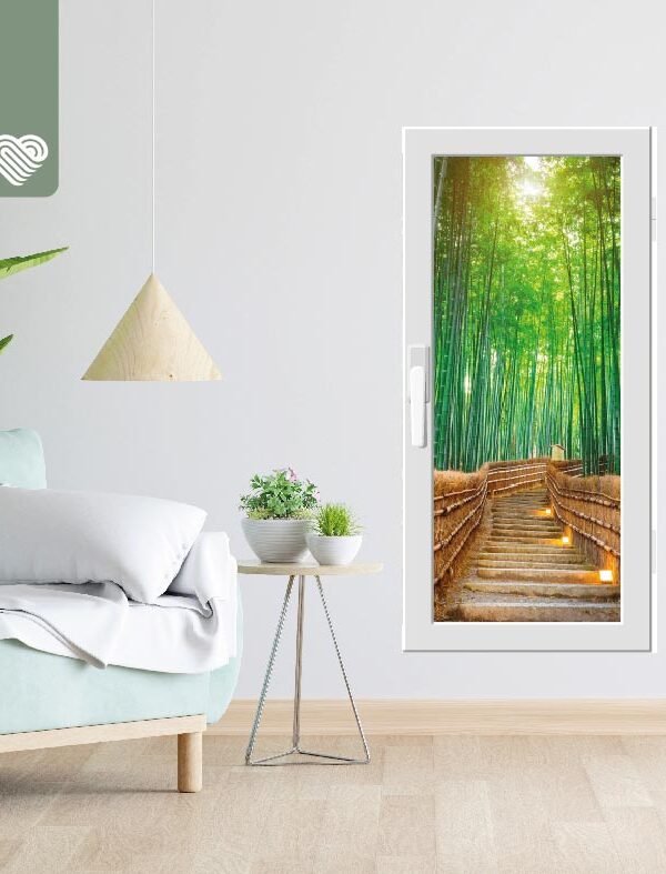 VINILO DECORATIVO - VENTANA CAMINO - 5701