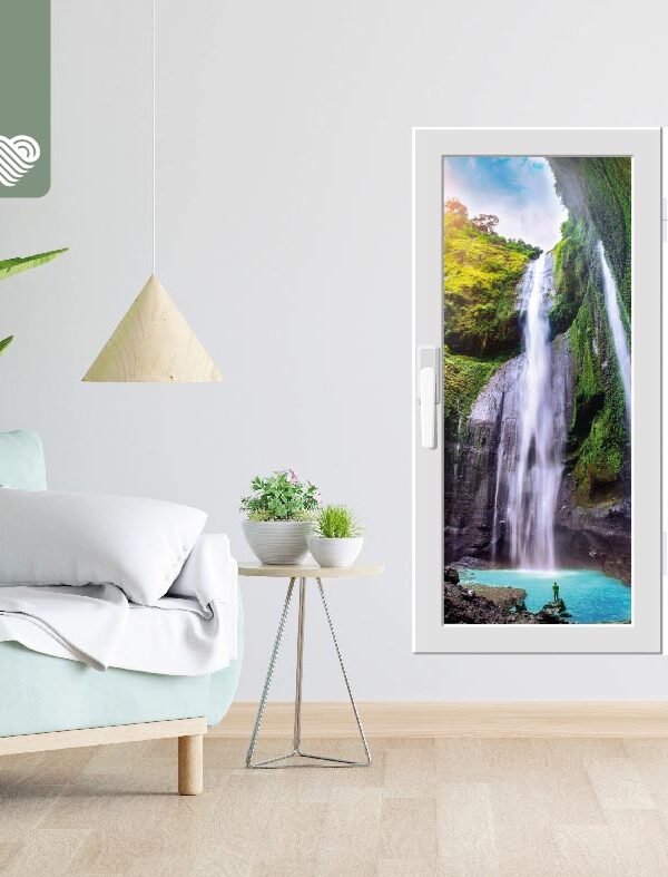 VINILO DECORATIVO - VENTANA CASCADA - 5703
