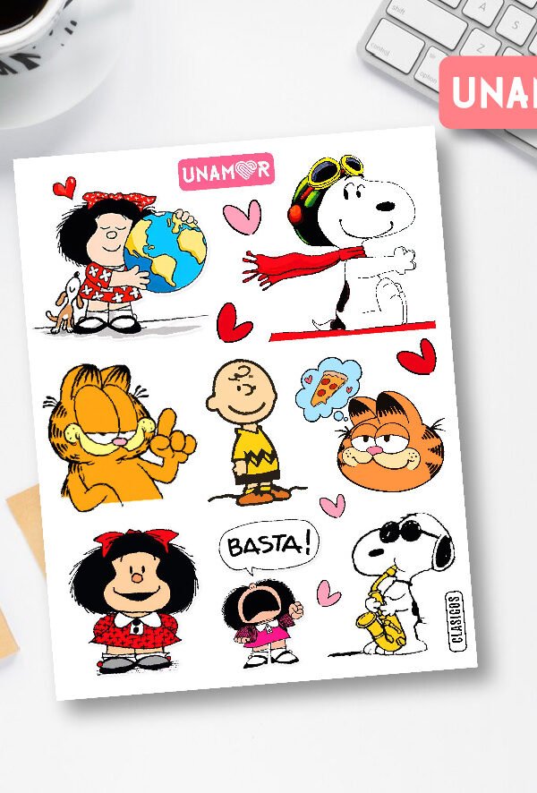 VINILO DECORATIVO - STICKER Clasicos - 7537