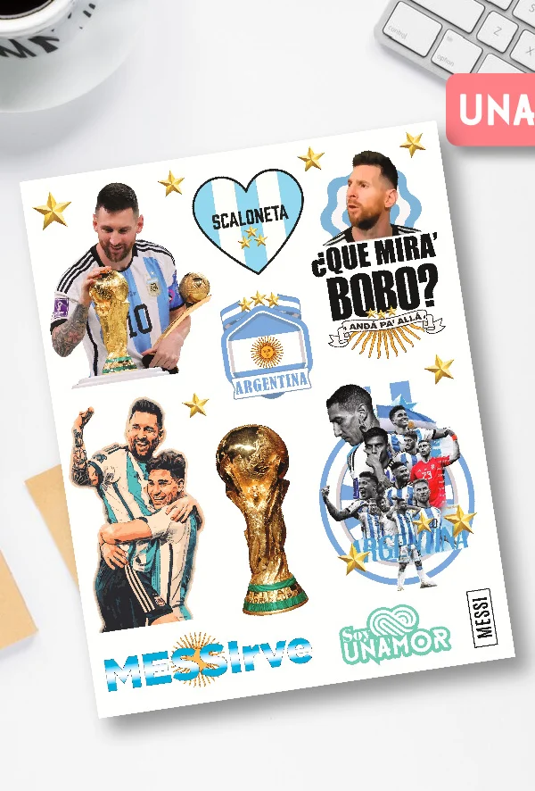 stickers de messi