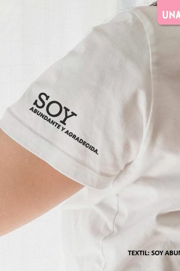 TEX - FRAS 5550 - ESTAMPA INDIVIDUAL SOY ABUNDANTE