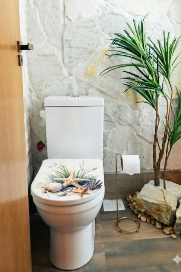 VINILO DECORATIVO - VINILO ESTRELLA DE MAR BAÑO - 22410