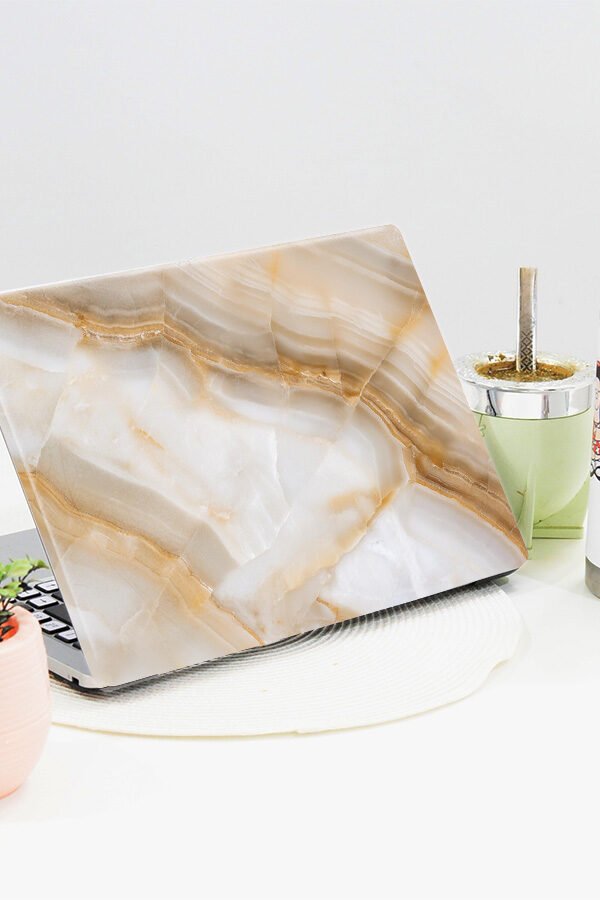 Vinilo para Notebook SKIN - simil marmol dorado vintage - 4201