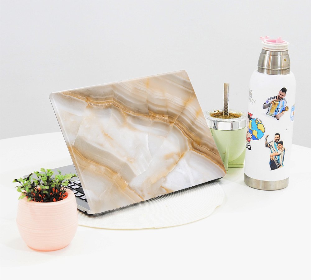 Vinilo para Notebook SKIN - simil marmol dorado vintage - 4201