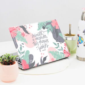 Vinilo para Notebook SKIN - FLORAL FRASE SUEÑA - 4052