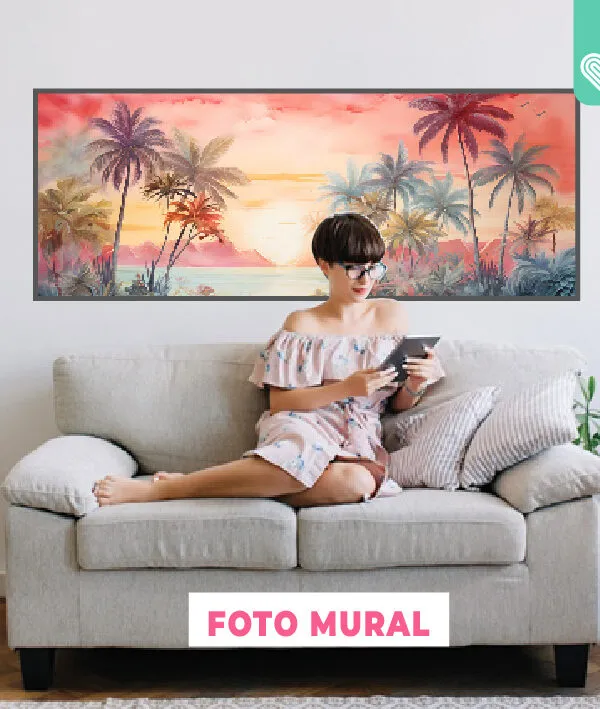 VINILO DECORATIVO - FOTOMURAL PALMERA - 82053