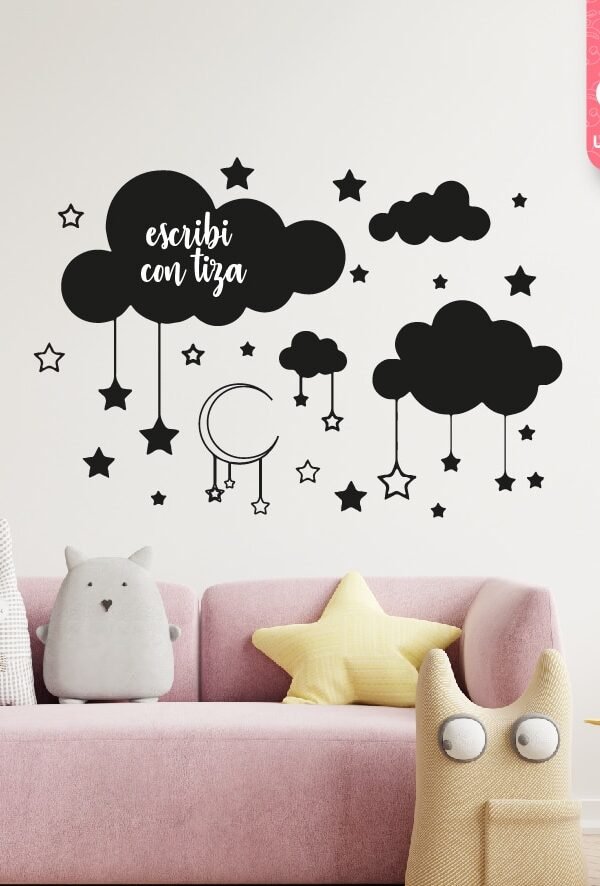 VINILO DECORATIVO - NUBES PIZARRA -  3051