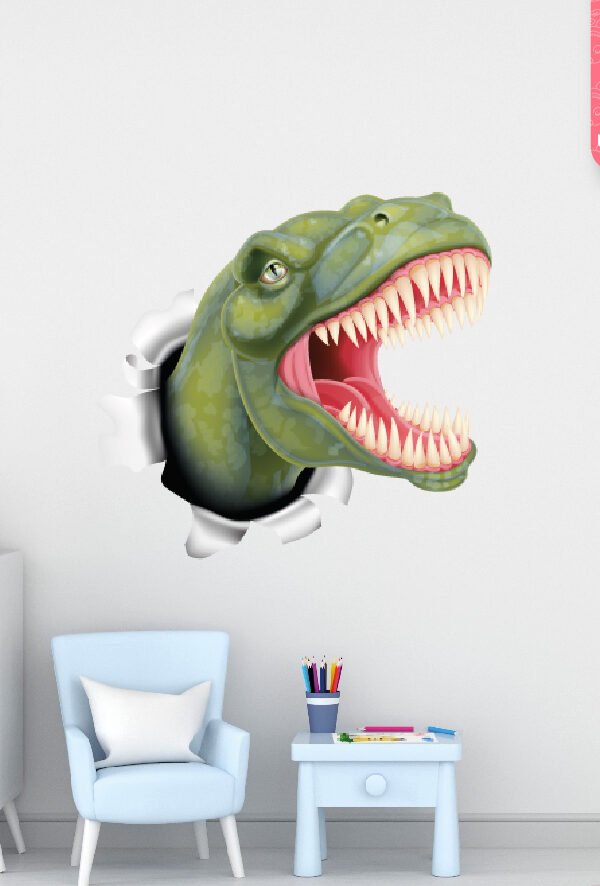 VINILO DECORATIVO - DINO 3D - 3017