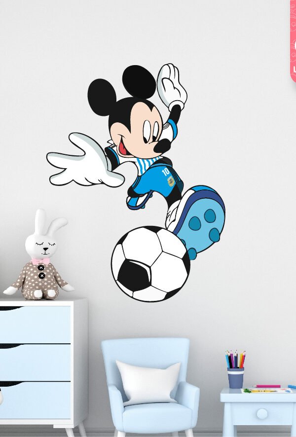 VINILO DECORATIVO - MICKEY FUTBOL - 3015