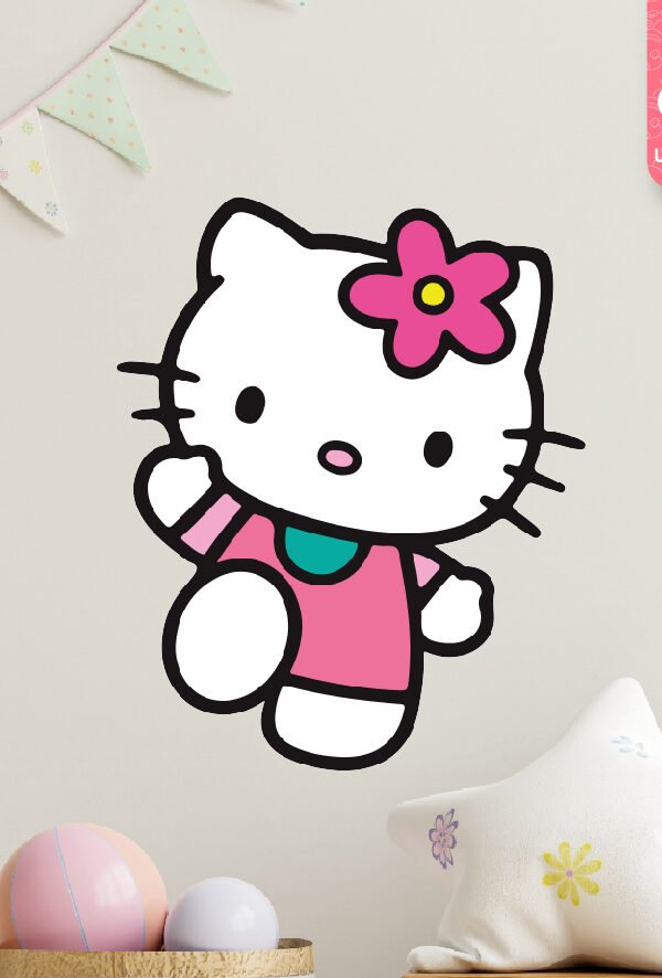 VINILO DECORATIVO - KITTY ROSA - 3032