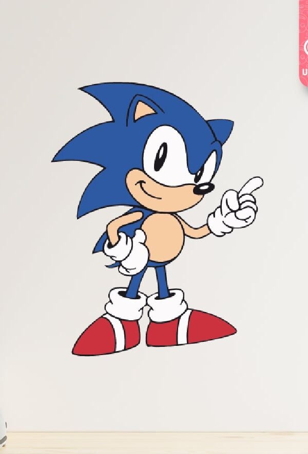 VINILO DECORATIVO - SONIC - 3022