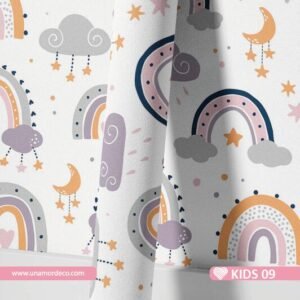 VINILO MULTIUSO - ARCO IRIS -BOHO KIDS 09